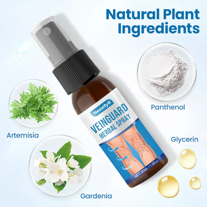 Nexisify® VeinGuard Herbal Spray-✅ Clinically proven to eliminate varicose veins in just 7 days!