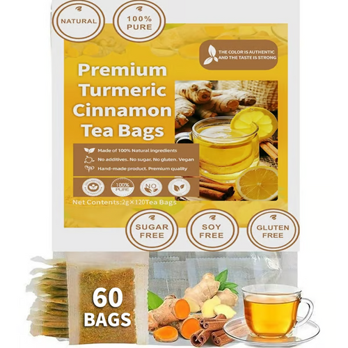🔥 100% Natural Turmeric Ginger Cinnamon Tea