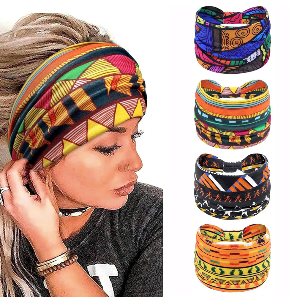 Juxek™ Sports Yoga Wide Headband - Stylish Hair Accessory
