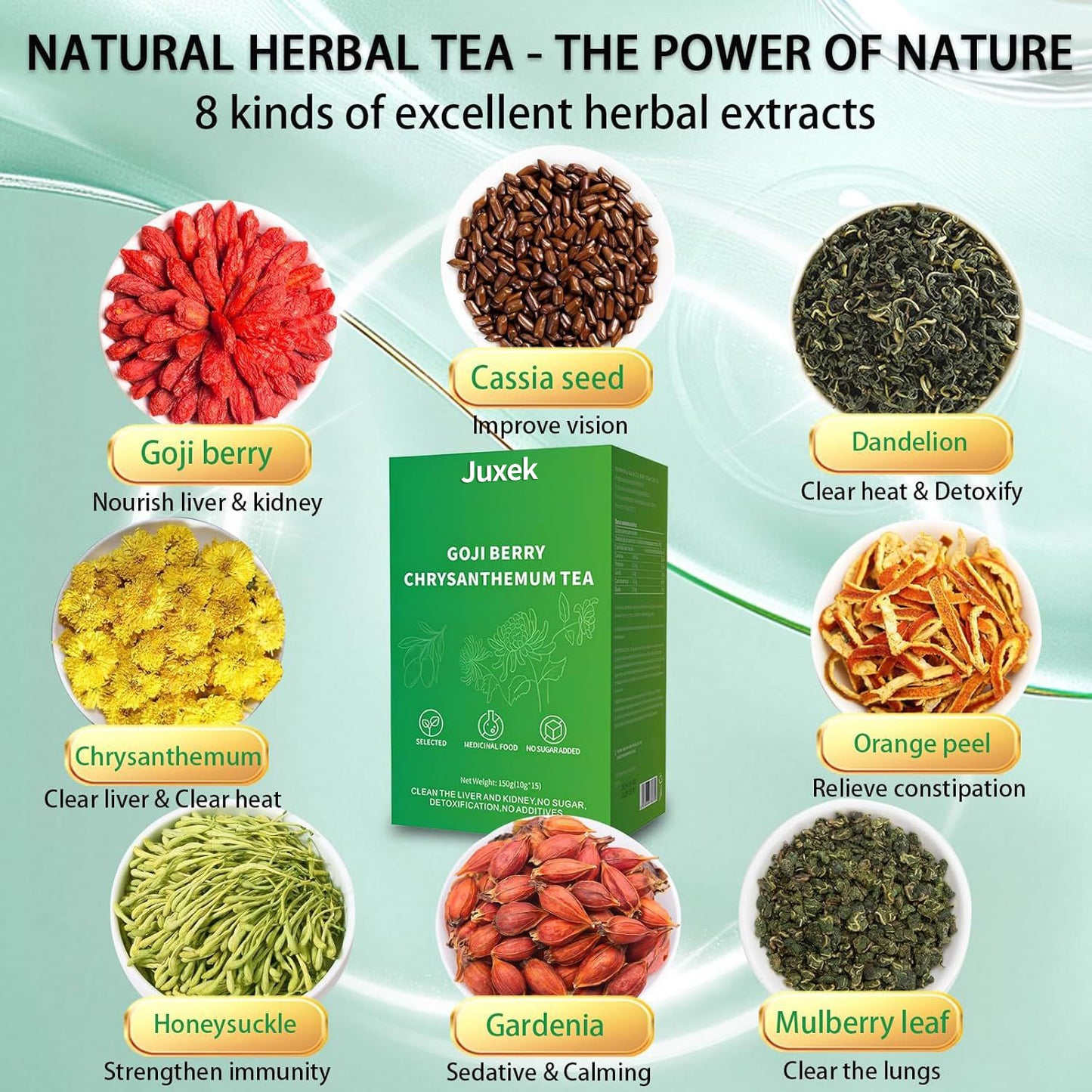 Juxek™ Goji Berry Herbal Tea – Daily Liver Cleanse