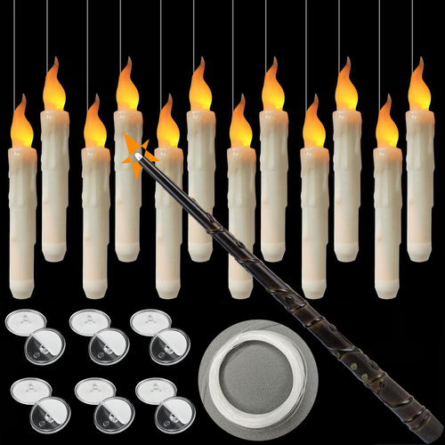🎃Flameless Candles with Magic Wand Remote for Halloween Decor