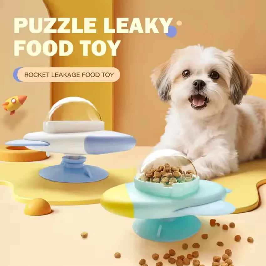 Cat toy pet spinning food ball