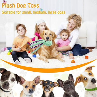 Durable Chew Toy for Dogs – Squeaky, Safe & Cleans Teeth