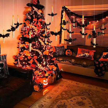 🎃Flameless Candles with Magic Wand Remote for Halloween Decor